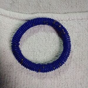 Dark blue 💙 Zulu love letter bangle bracelet tribal ethnic african